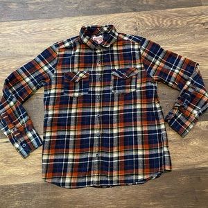 Micros button down flannel size M 10/12